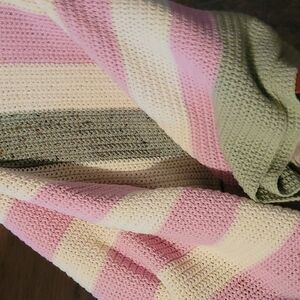 Hand Crafted Crochet Quilt New